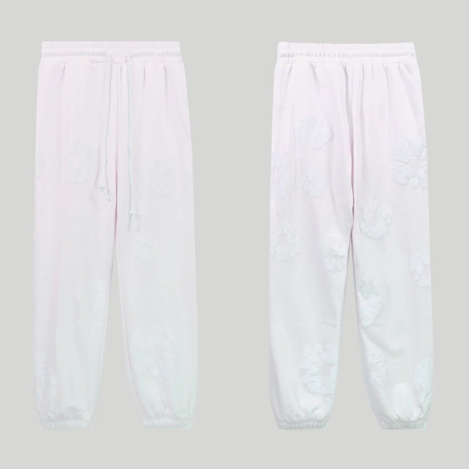 Balenciaga Jogger Pants Floral Embossed