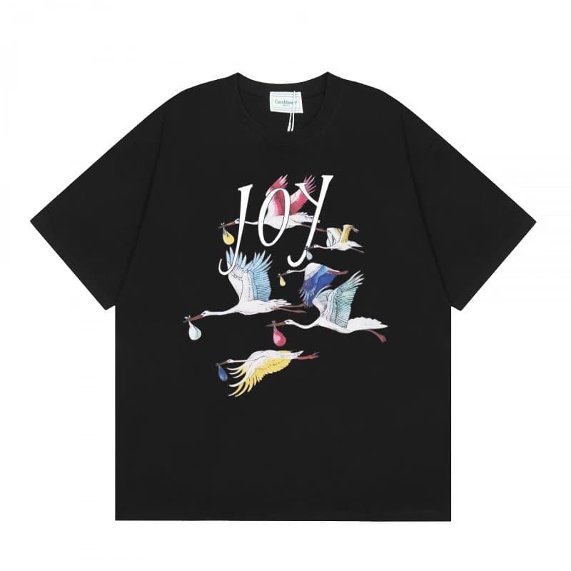 Casablanca Graphic T-Shirt Stork Joy Print