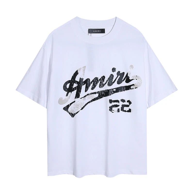 Amiri Graphic Tee Sequined Script