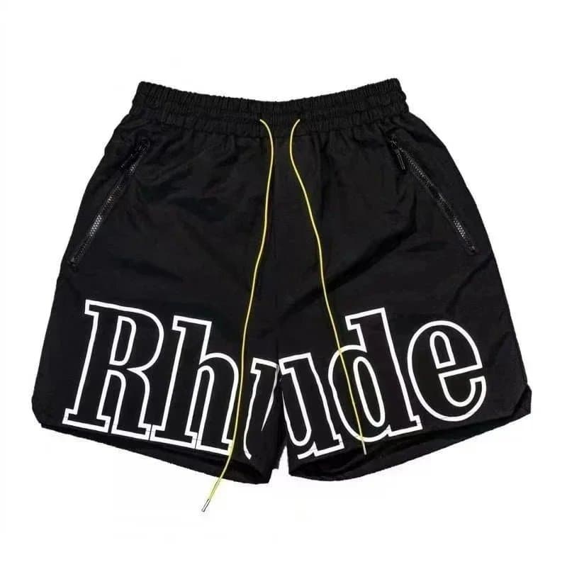 Off-White Logo-Print Shorts Iridescent Logo — 14