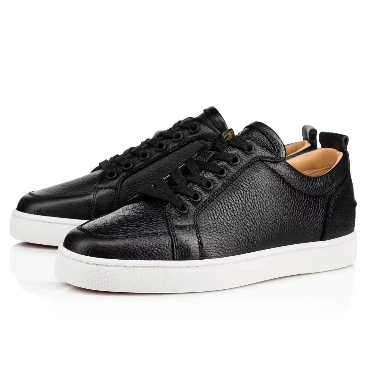 Christian Louboutin Louis Junior Black Leather