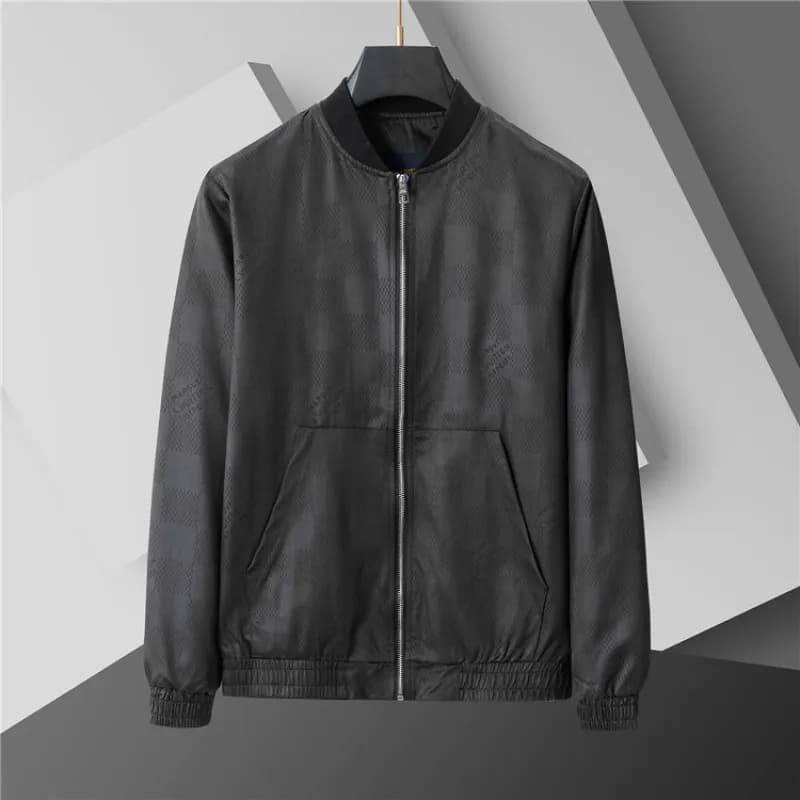 Louis Vuitton Monogram Hooded Jacket Brown Monogram — 66134 black