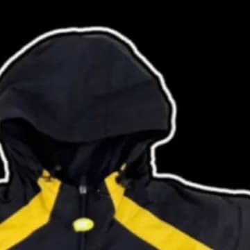 The North Face Venture Jacket Black Yellow