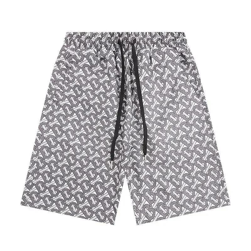 Burberry Monogram Print Shorts Classic Check Pattern