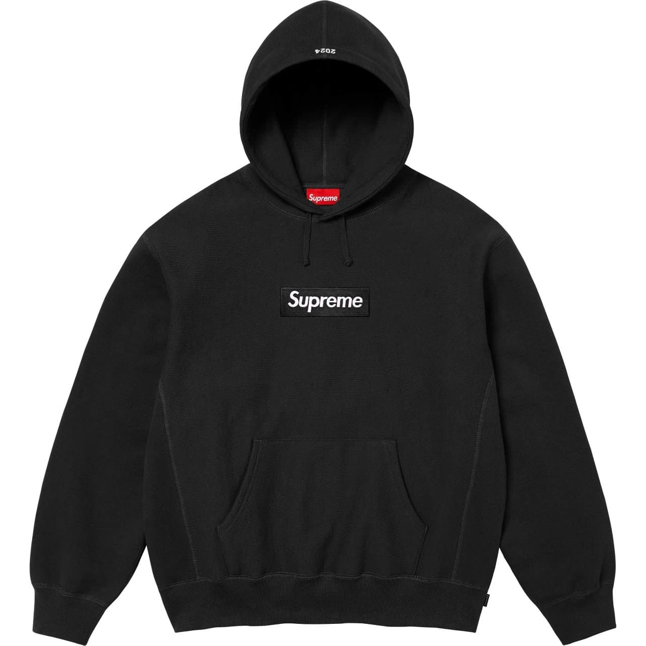 Supreme Box Logo Hooded Sweatshirt Classic Box Logo — 24FW BOX 帽衫黑