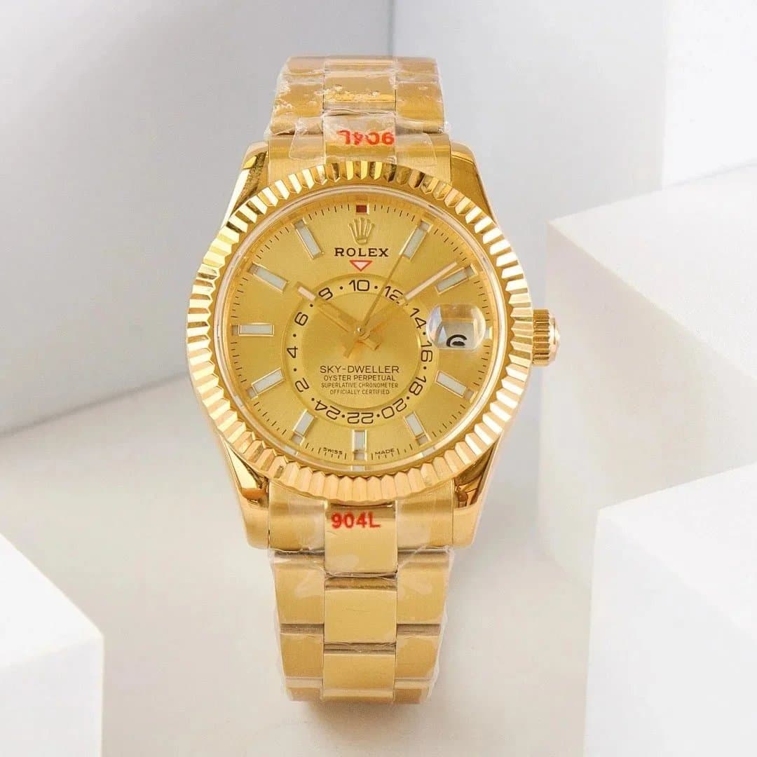 Rolex Sky-Dweller Brown Dial with Fluted Bezel — 10