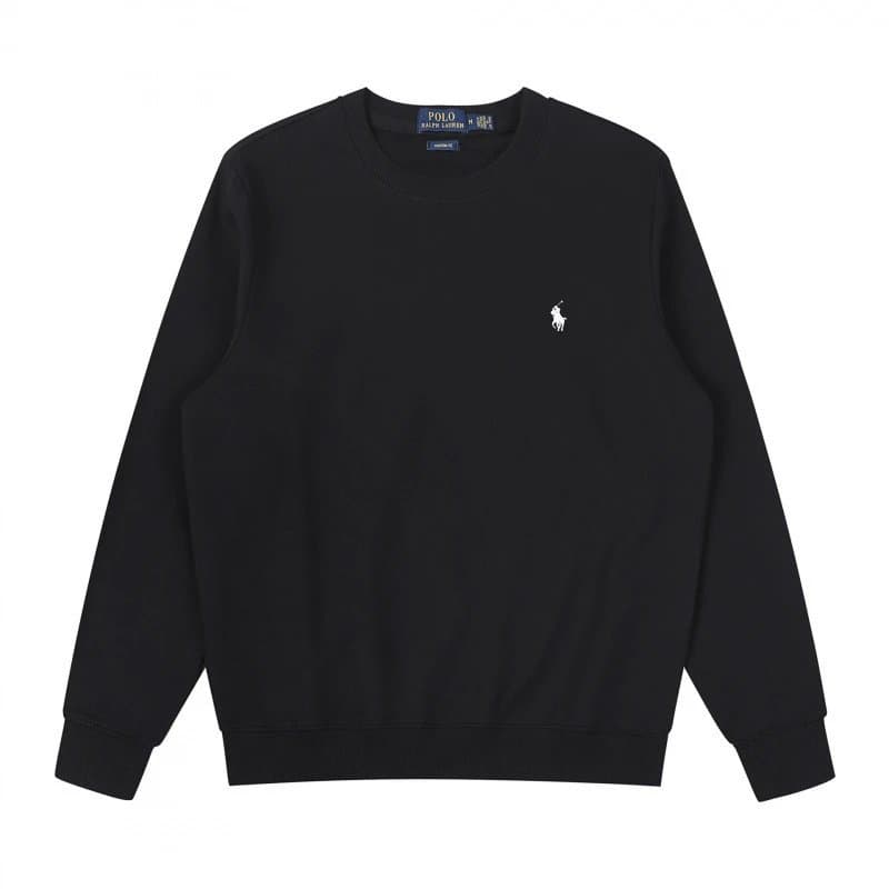 Polo Ralph Lauren Classic Fit Jogger Navy — 圆领黑色白标