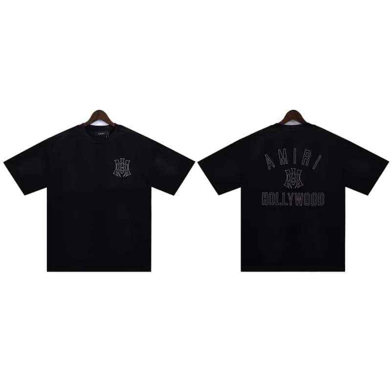 Amiri Graphic Tee Hollywood Logo