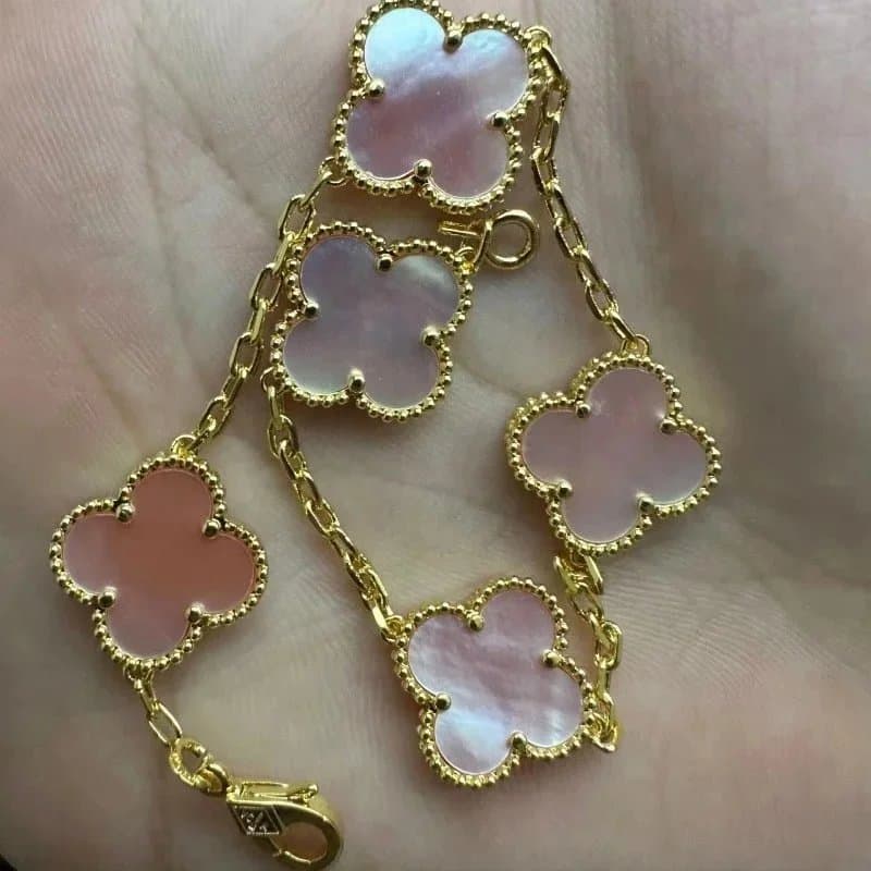 Van Cleef & Arpels Alhambra Bracelet Five Motifs — 12