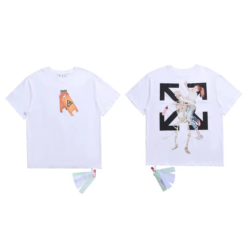 Off-White Arrow Logo T-Shirt Ice Blue Arrow — 2102 white