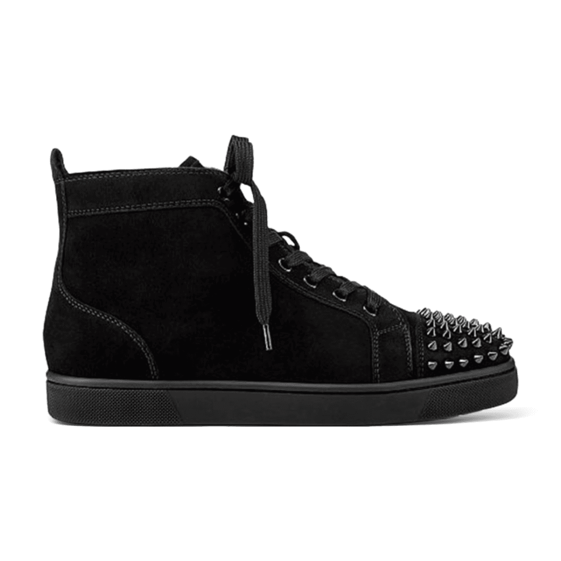 Christian Louboutin Louis Junior Spikes All Black