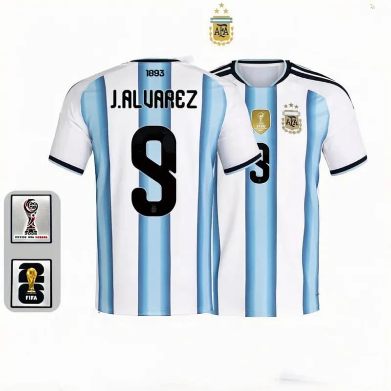 Nike Spain National Team Jersey Williams Jr. #17 — Argentina home jersey, number 9 with captain's armband