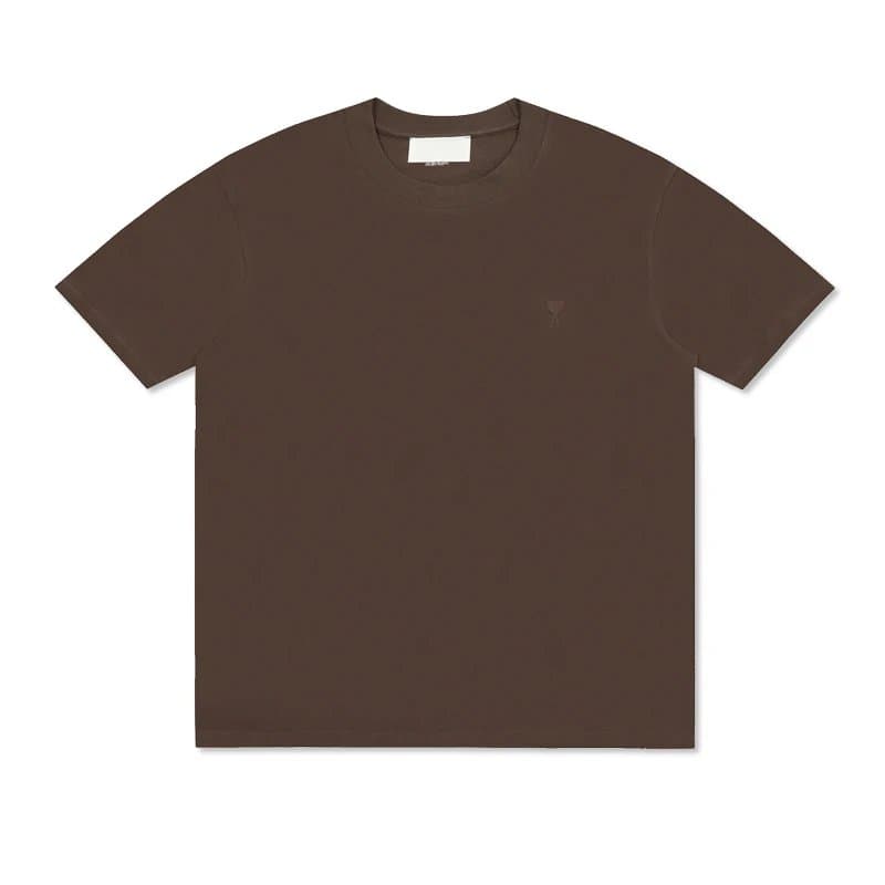 Amiri Logo T-Shirt Solid Brown