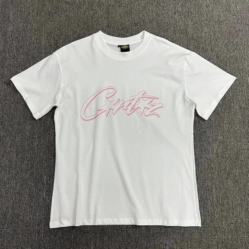 Corteiz Logo Tee White Script — 4