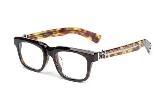 Chrome Hearts Optical Frame Tortoiseshell with Silver Hardware