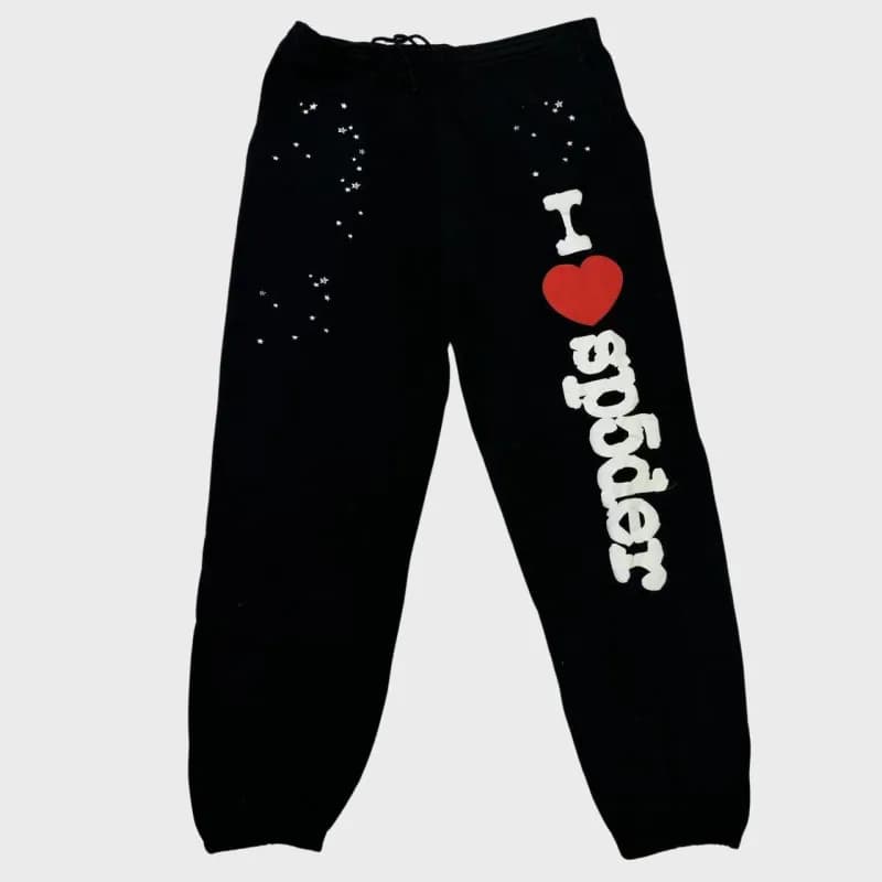 Sp5der Jogger Pants Star Print — Sp48 - I Heart Sp5