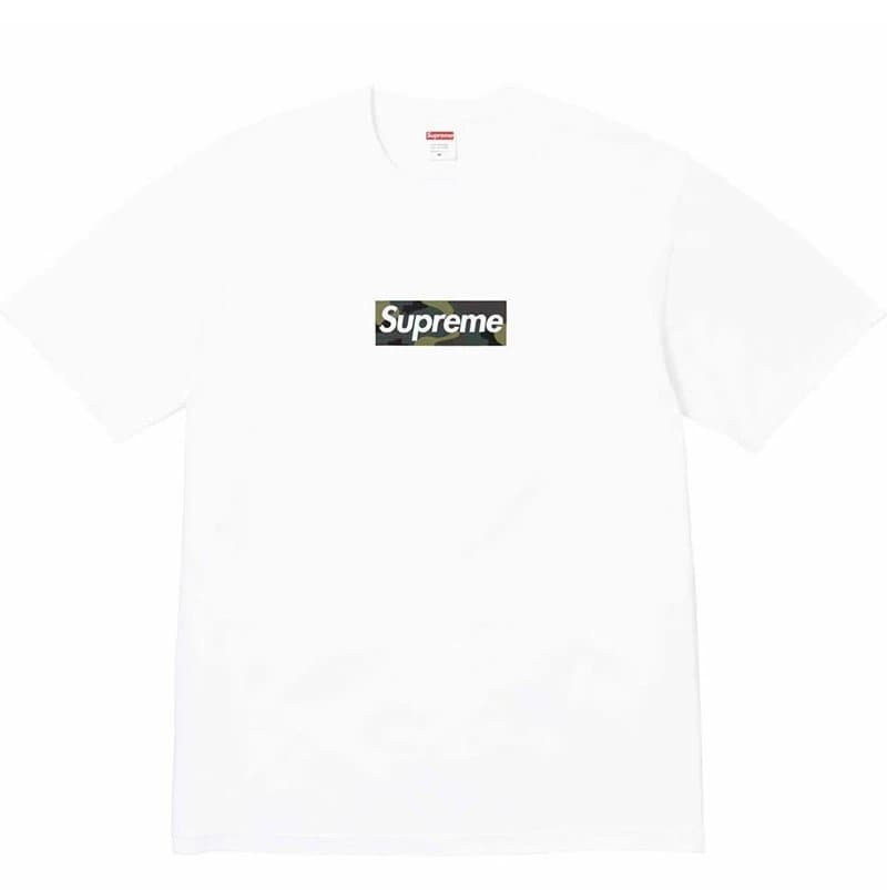 Supreme T-Shirt Sheep in Box Print — B353迷彩 白色