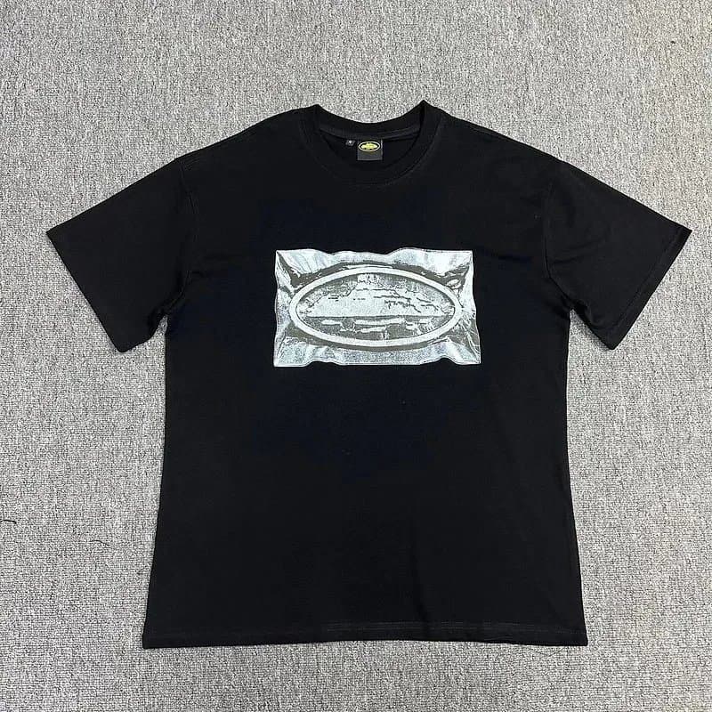 Corteiz Logo Tee White Script — 18