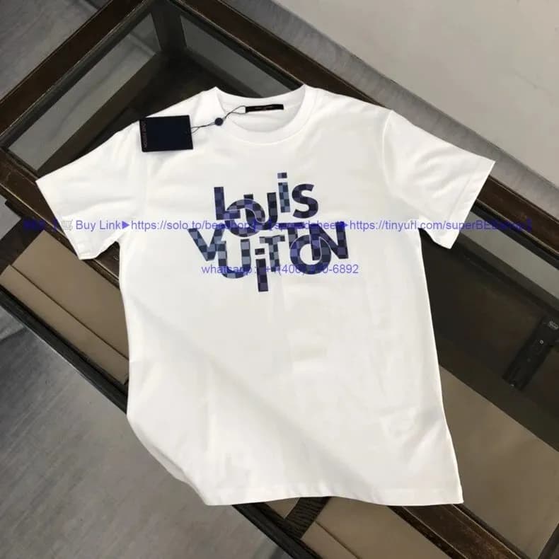 Louis Vuitton T-Shirt Script Logo — 88340白