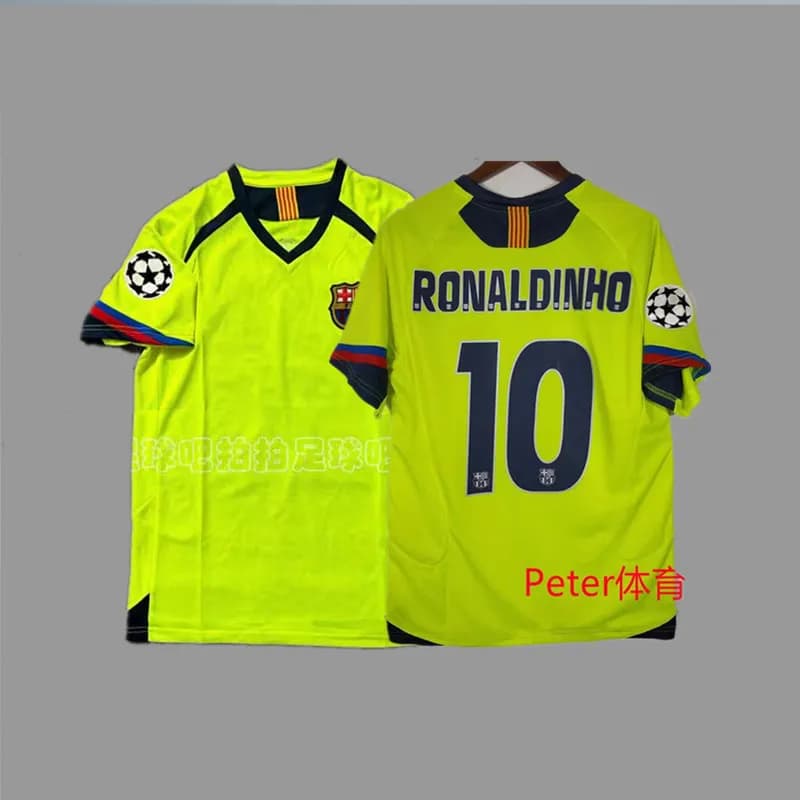 Adidas AC Milan 2007 Champions League Final Jersey Ronaldo 99 — 0506欧冠冠军巴S客场 印10号小罗+臂章