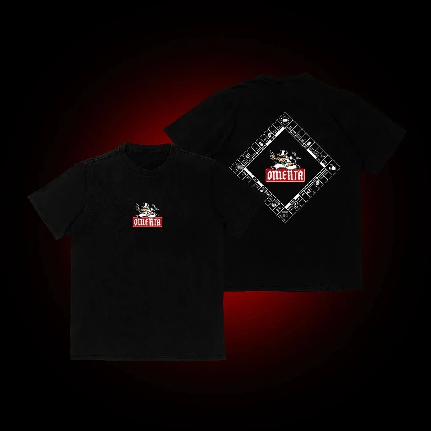 Corteiz Performance Tee Cracked Stone Print — MDX—ZQ—2410