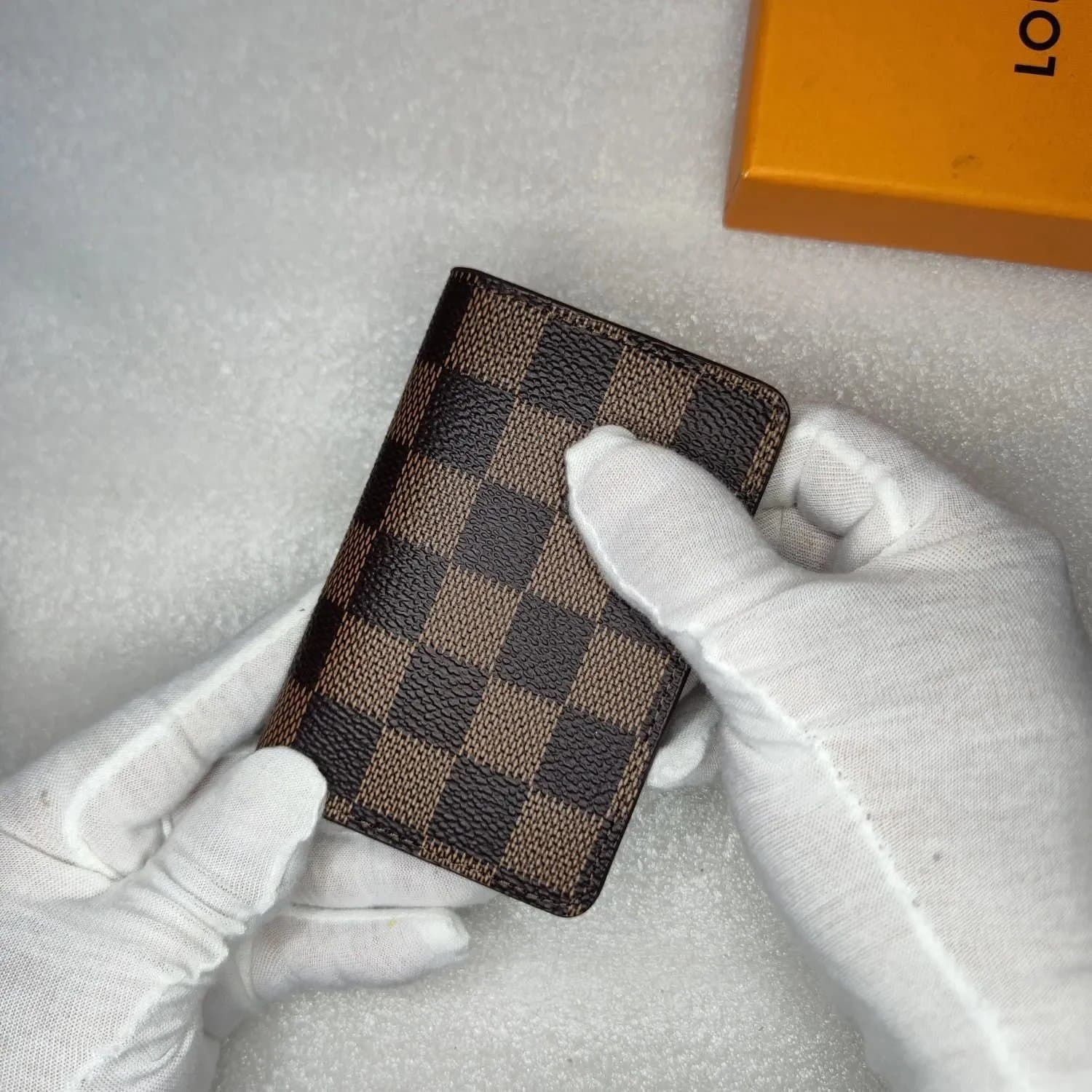 Louis Vuitton Damier Ebene Card Holder Classic Checkered