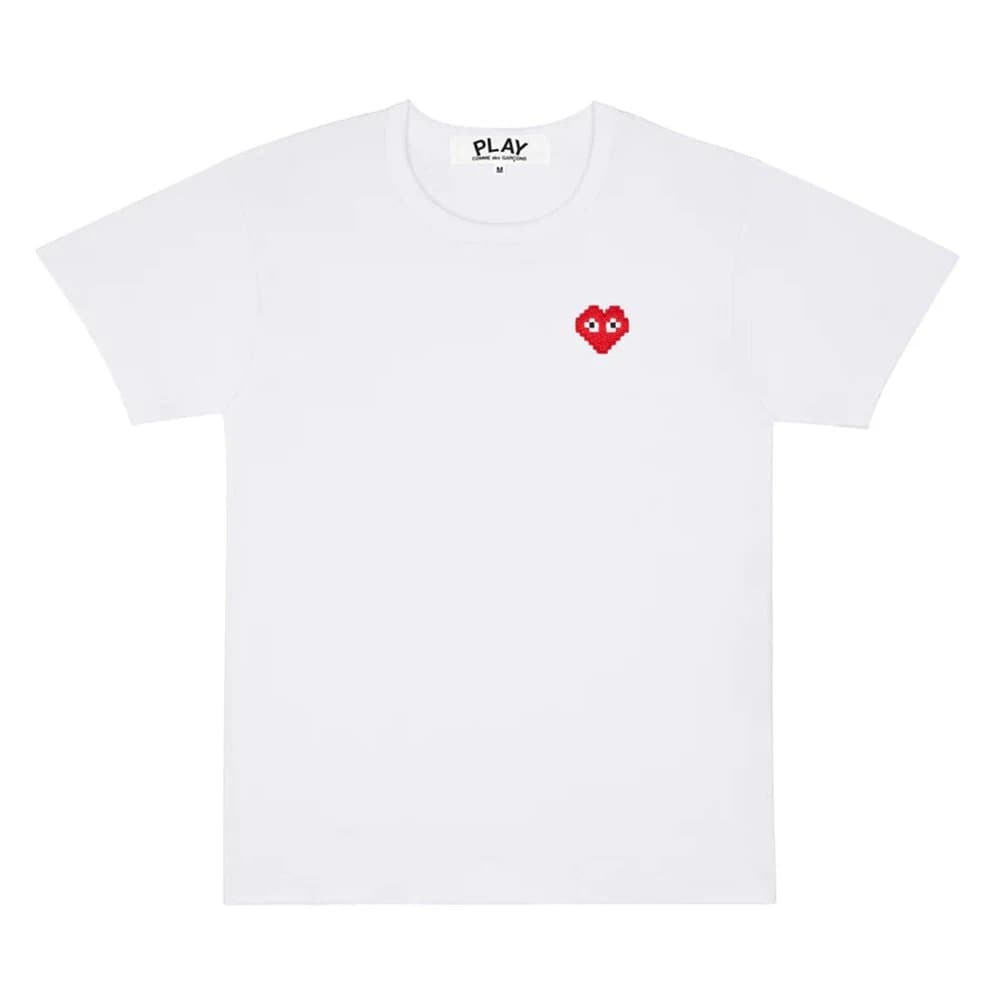 Comme des Garçons × BAPE Heart Tee Camo Heart — CJ28-白色