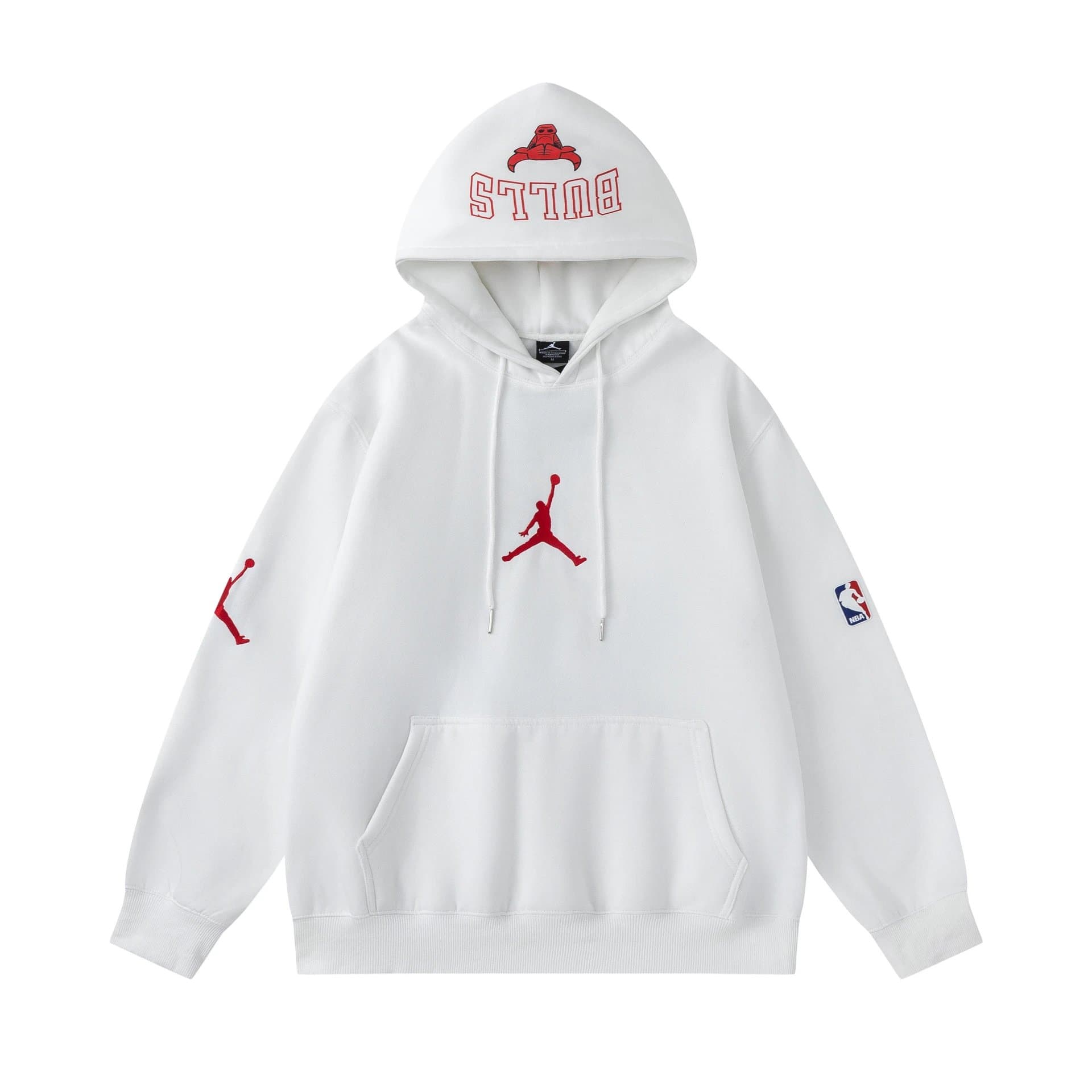 Jordan Pullover Hoodie Vertical Jumpman Logo — 09