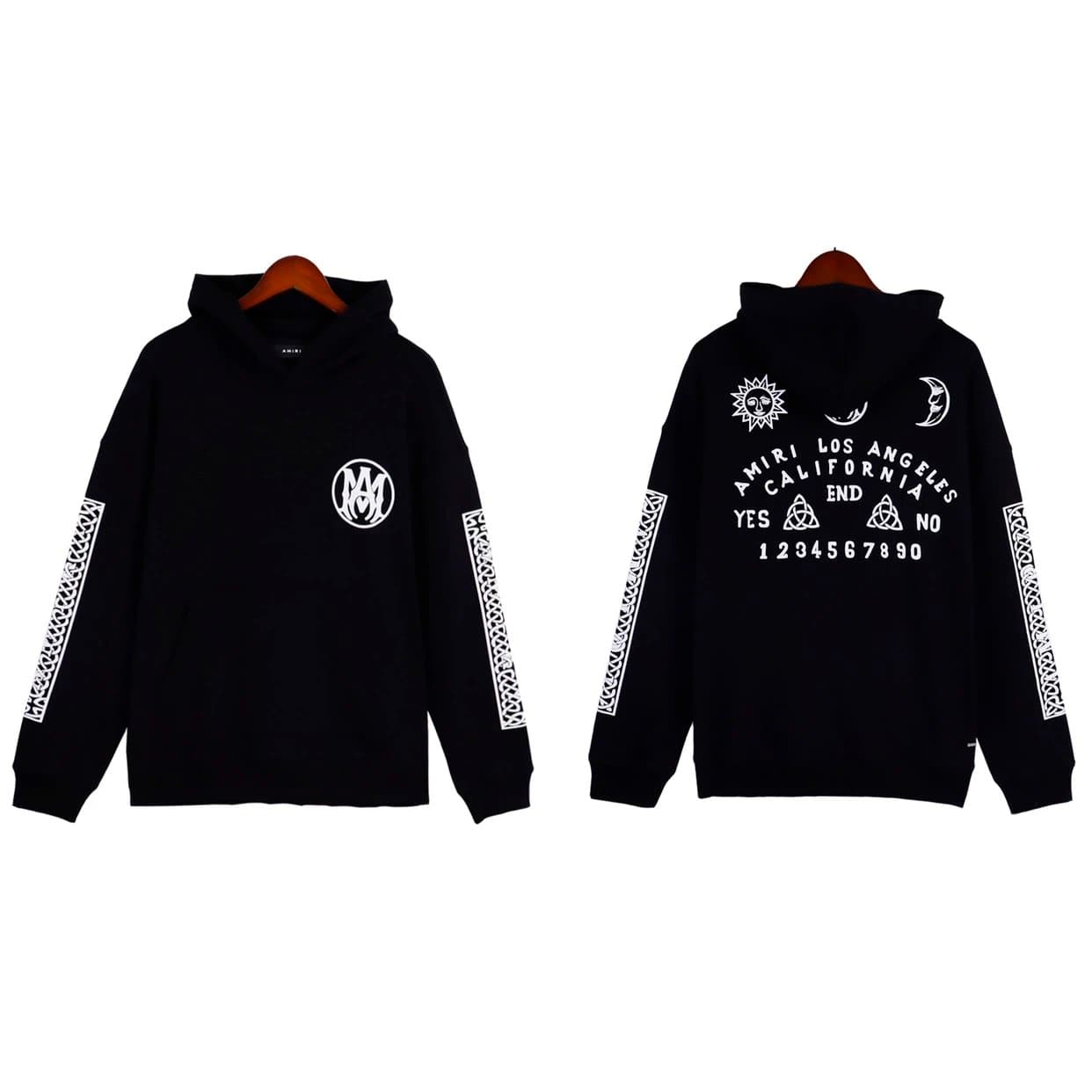 Amiri Hooded Sweatshirt Script Logo — S1