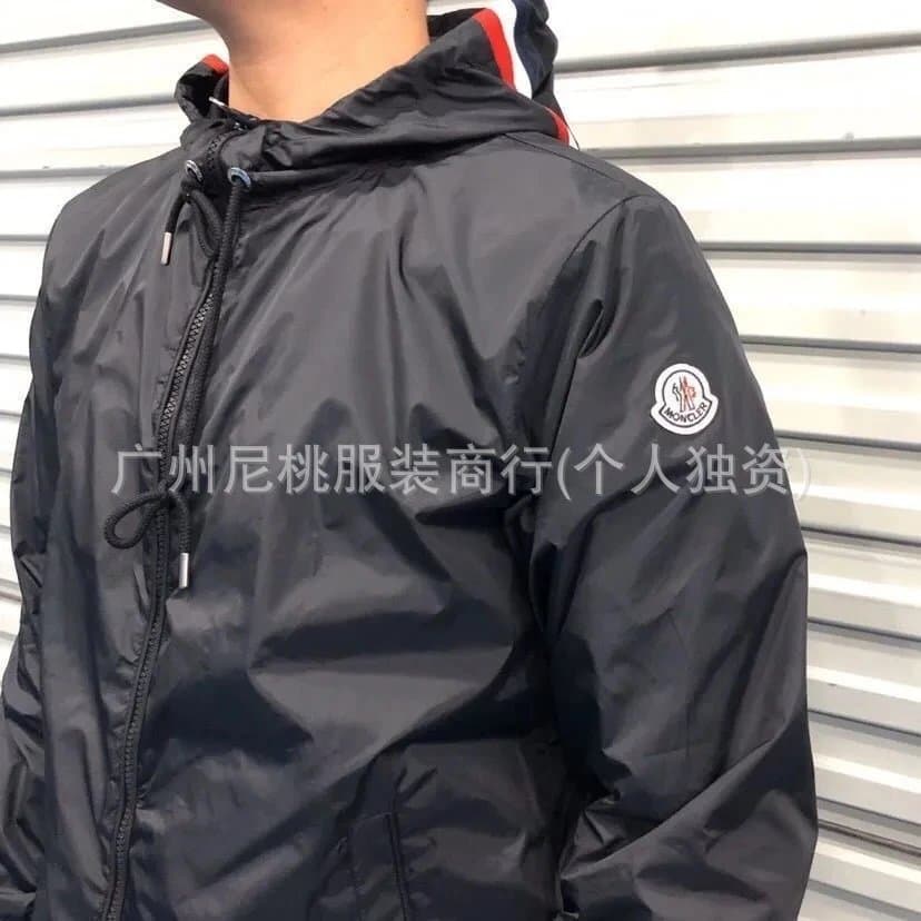 Moncler Windbreaker Jacket Logo Patch