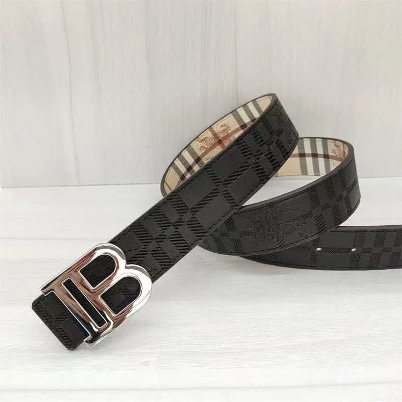 Burberry Reversible Leather Strap Togo Check — 款式30