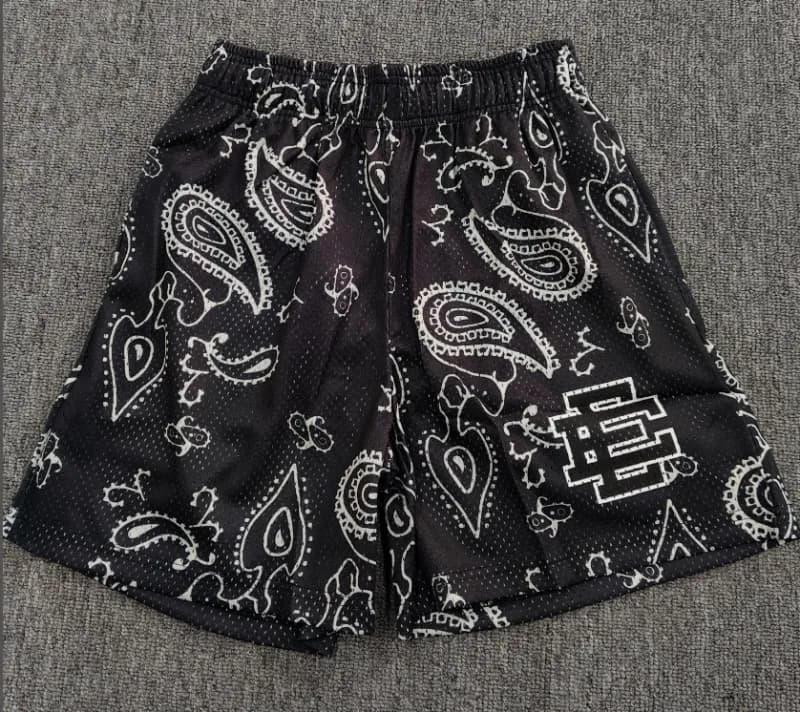 Fear of God Essentials Mesh Shorts Bandana Print — e145