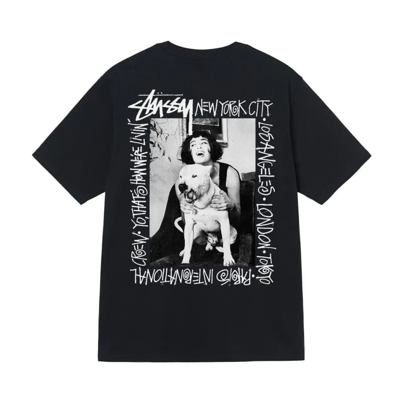 Stüssy Wizard Graphic Tee Blue Star Wizard — 黑色【拉布】