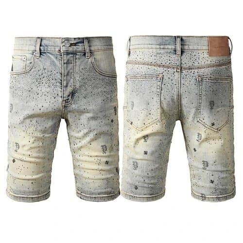 Levi's Denim Shorts Spray-Dye Distressed