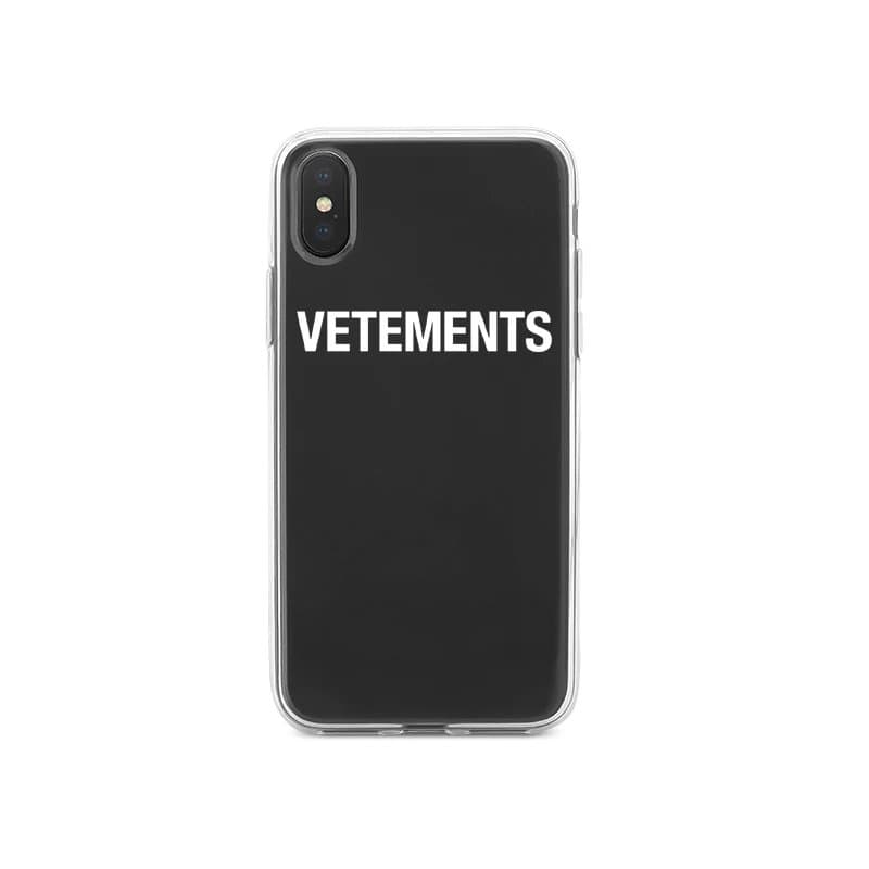 Vetements Phone Case Logo Print