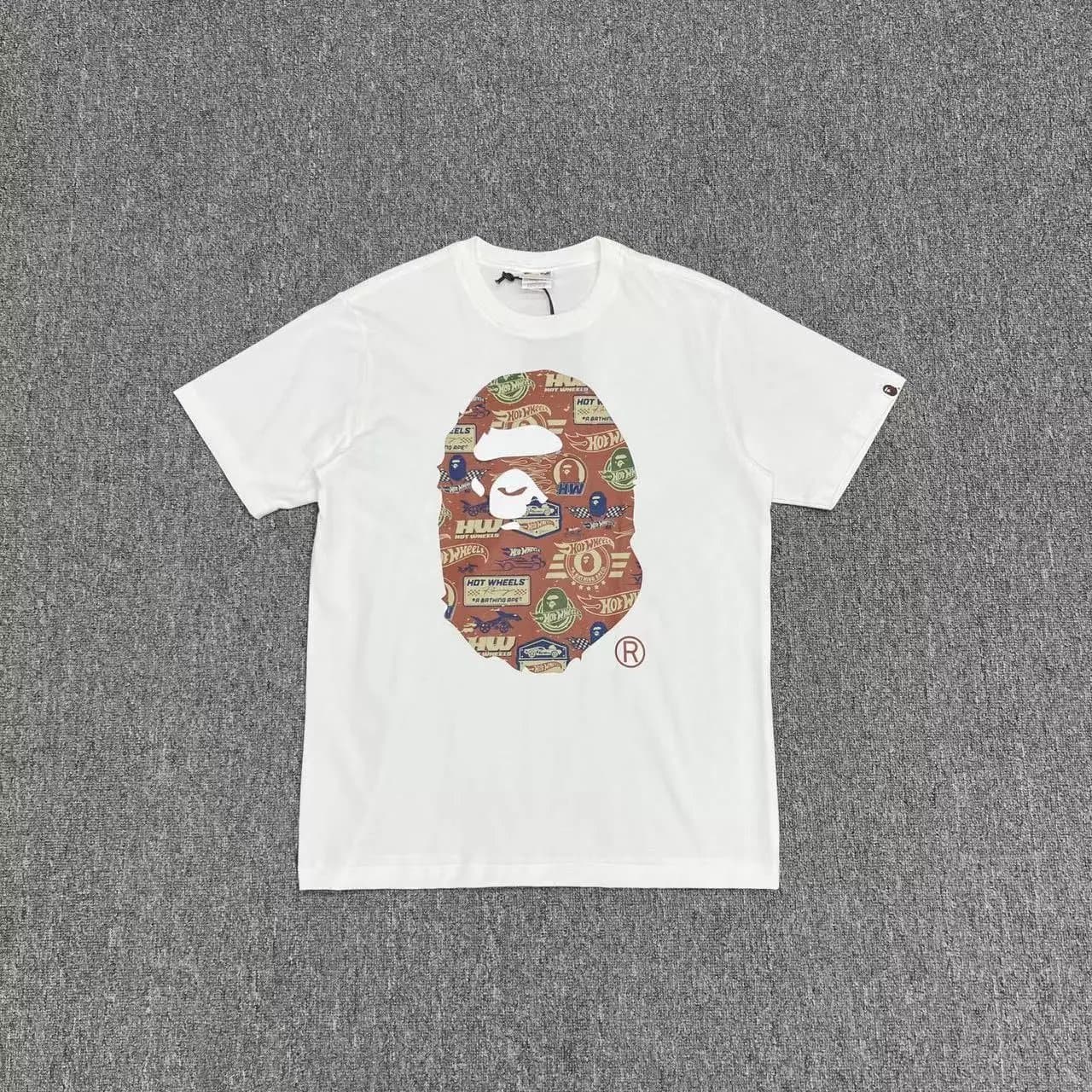 BAPE × New Balance Graphic Tee Ape Head Camo — 5060白色