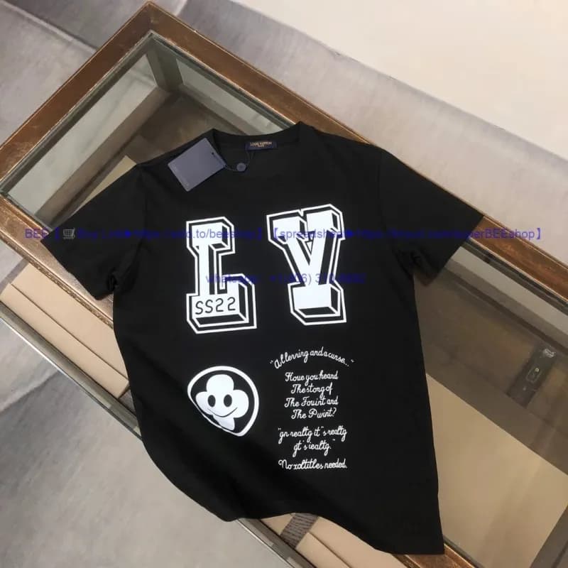 Louis Vuitton T-Shirt Script Logo — 88206黑