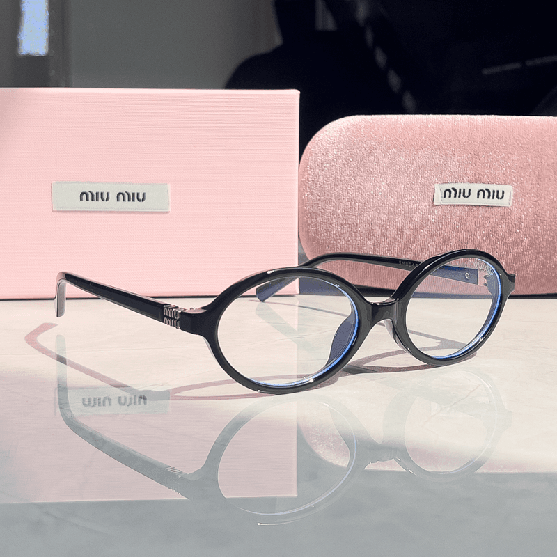 Miu Miu Rectangular Optical Frame Tortoiseshell — 3442031XZ