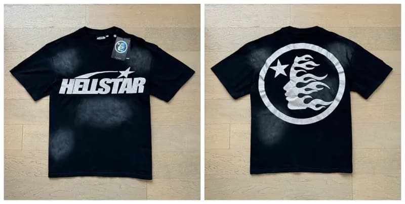 Hellstar Graphic Tee Flame Face Print
