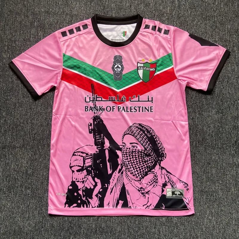Palace Football Jersey Floral Print with FC Palestine Crest — 巴勒斯坦7