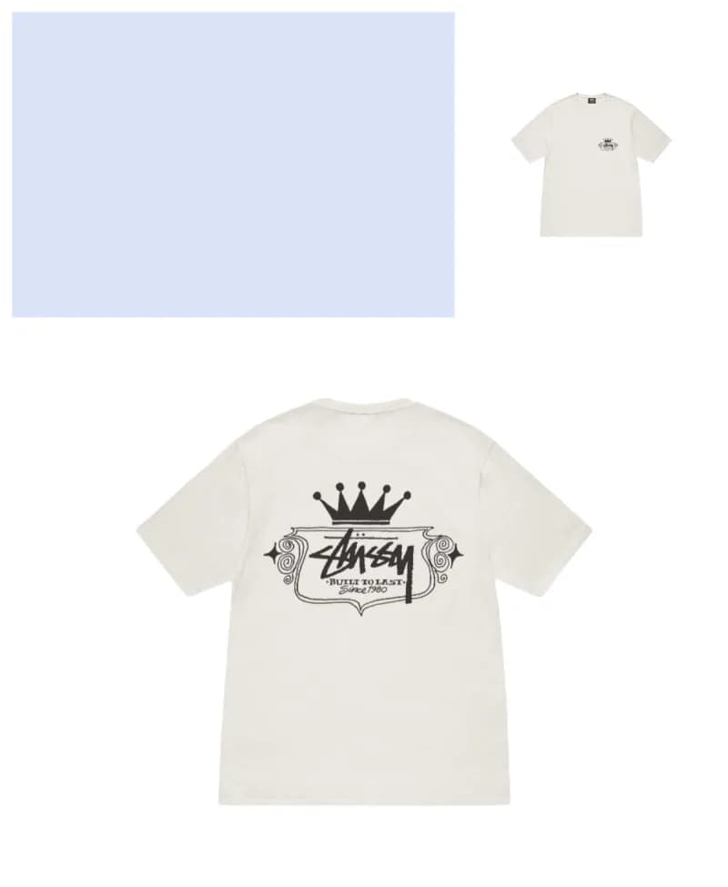 Stüssy Graphic Tee Crown Logo