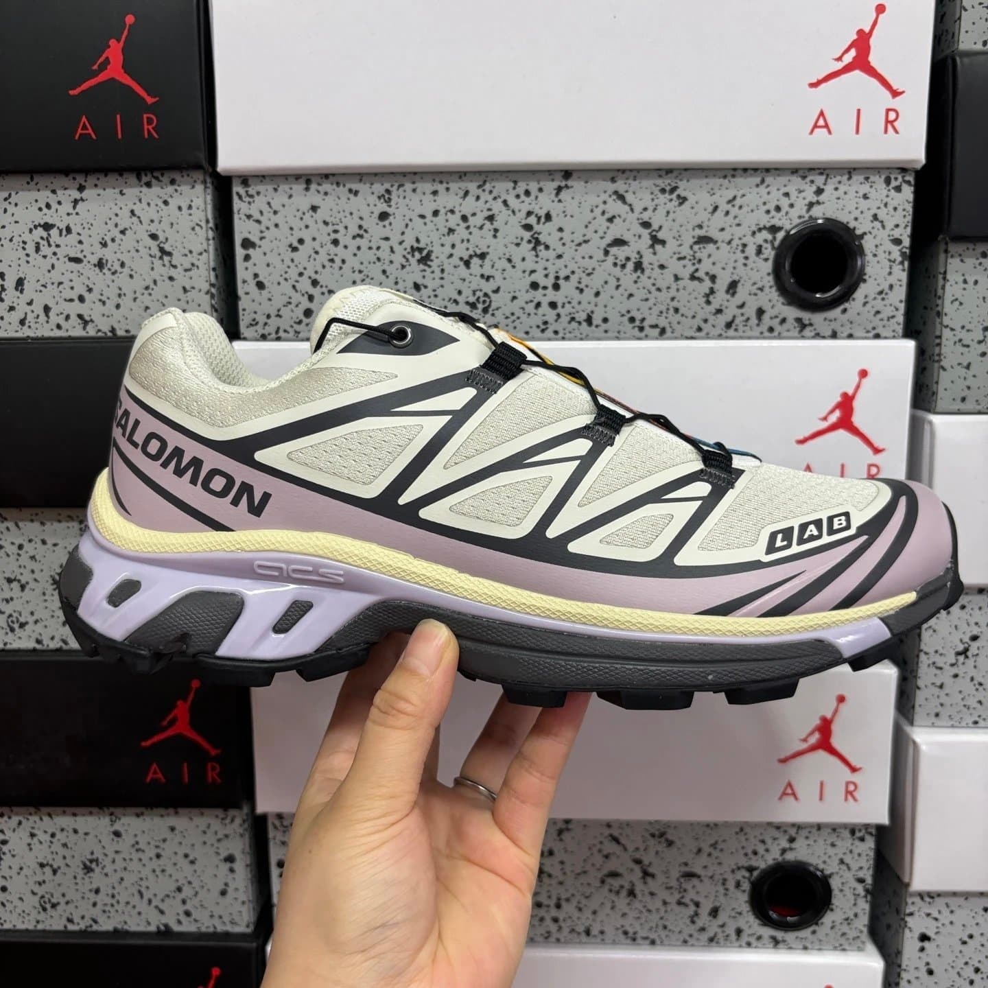 Salomon XT-6 Lavender Cream