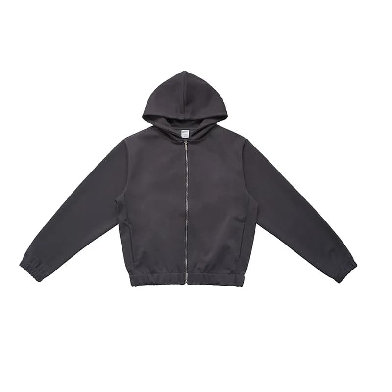 Zip-Up Hoodie Cropped