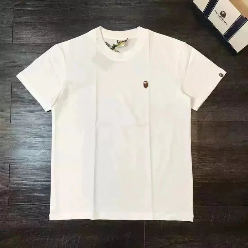 BAPE Ape Head Tee Brown Ape Head — White small head 002