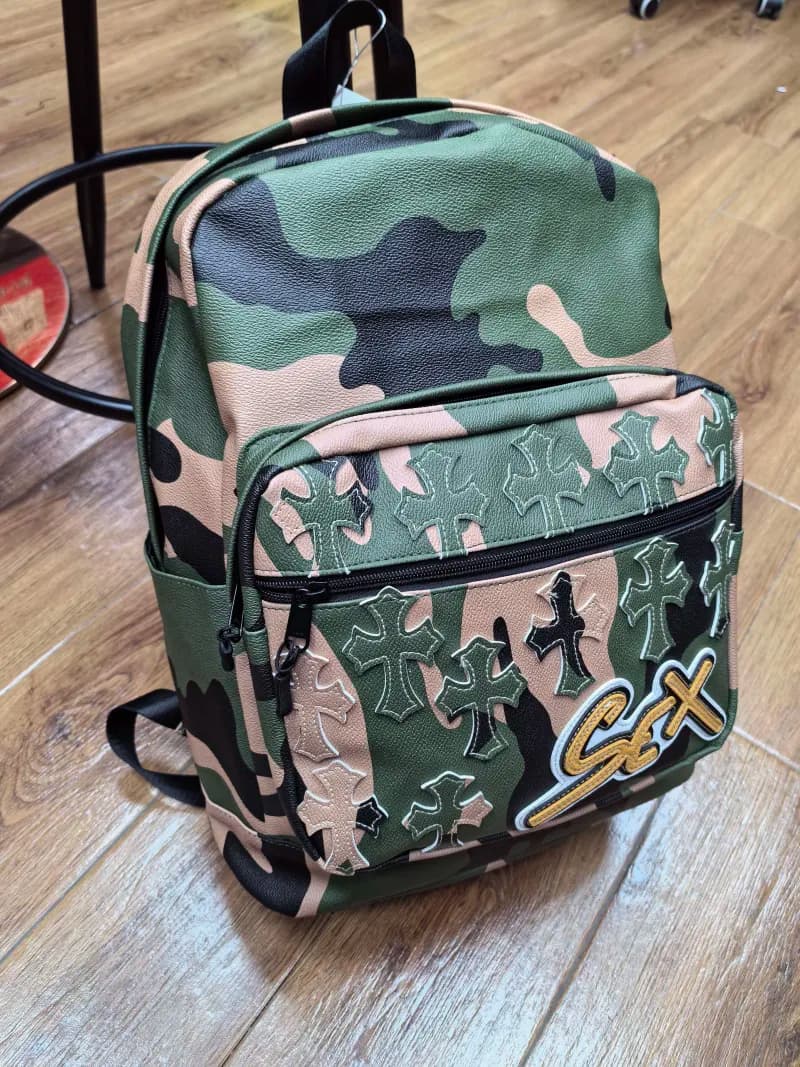 Chrome Hearts Backpack Camo Cross Patch