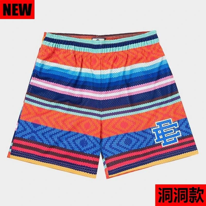 Fear of God Essentials Knit Shorts Multi-Stripe Aztec