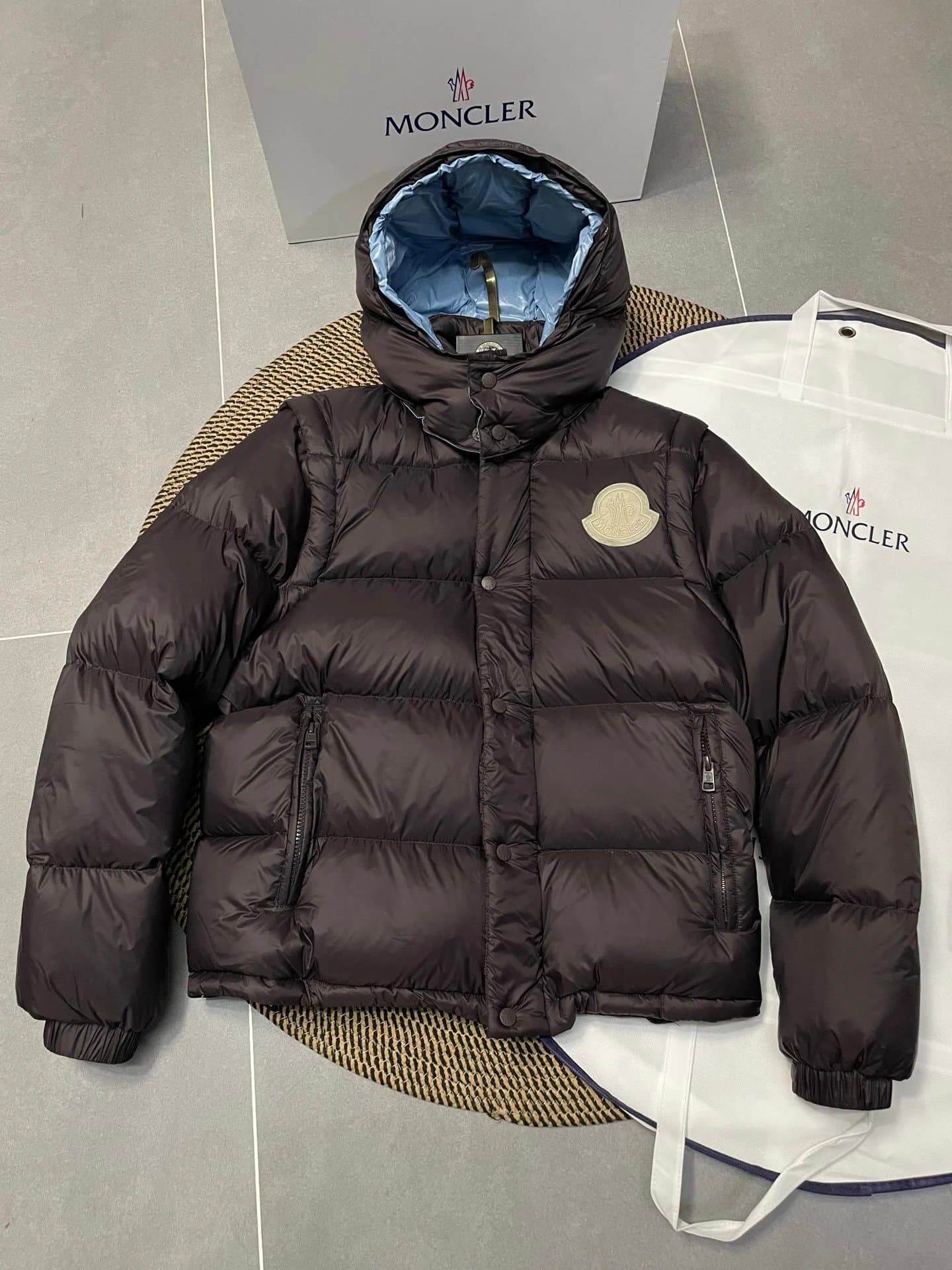 Moncler Down Jacket Logo Patch