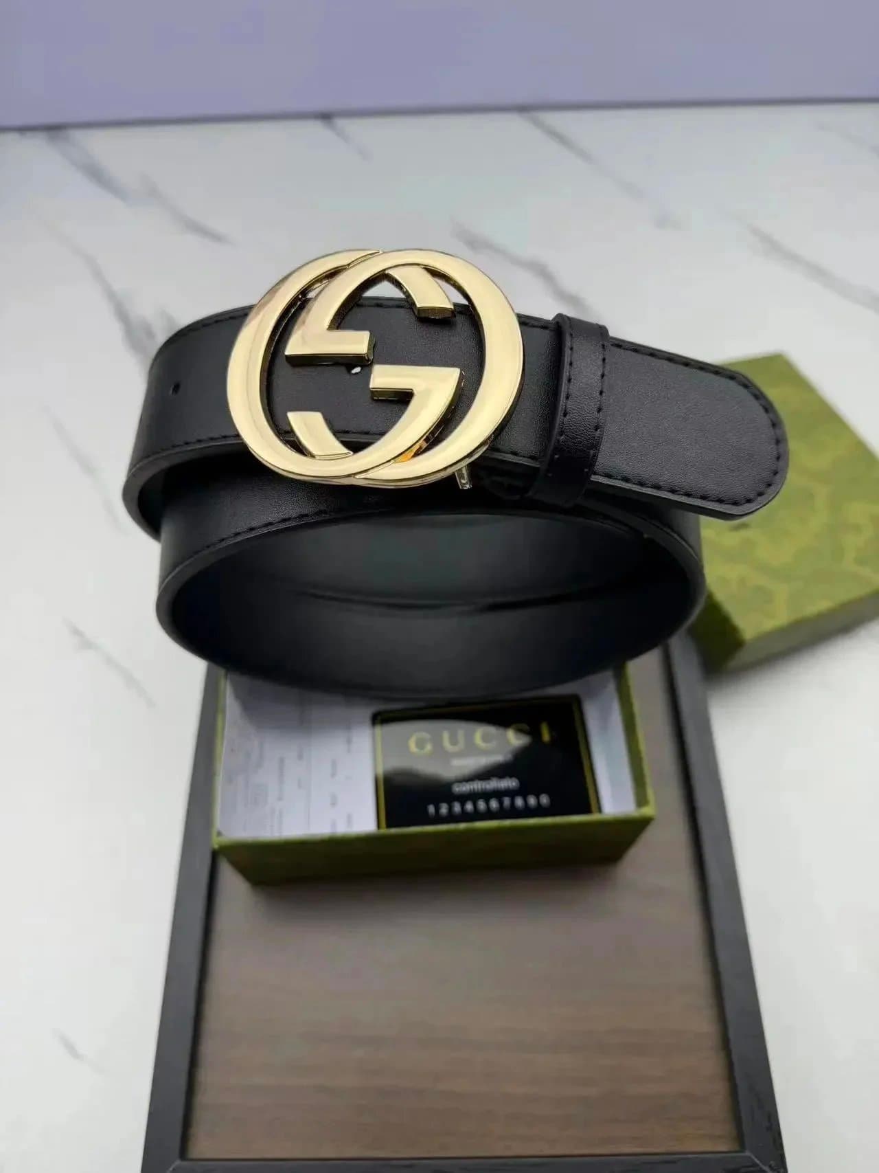 Louis Vuitton LV Initiales Belt Monogram Eclipse Canvas — 24