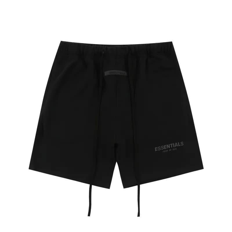 Fear of God Essentials Shorts Split Hem — K207黑色
