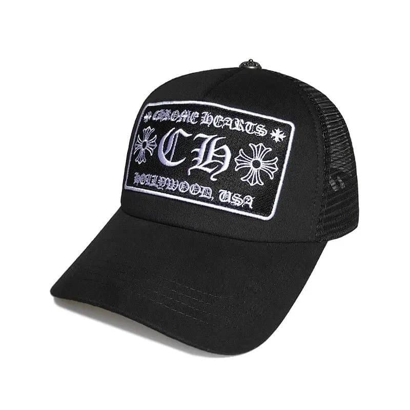 Chrome Hearts Snapback Cap Cross Logo — 35